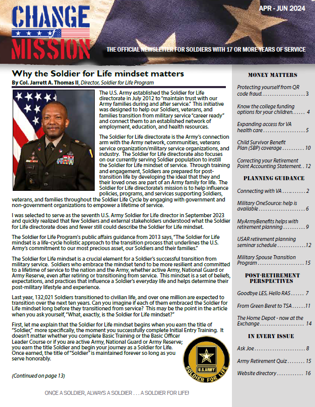 April 2024 edition of Change of Mission