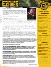 Army Echoes Newsletter